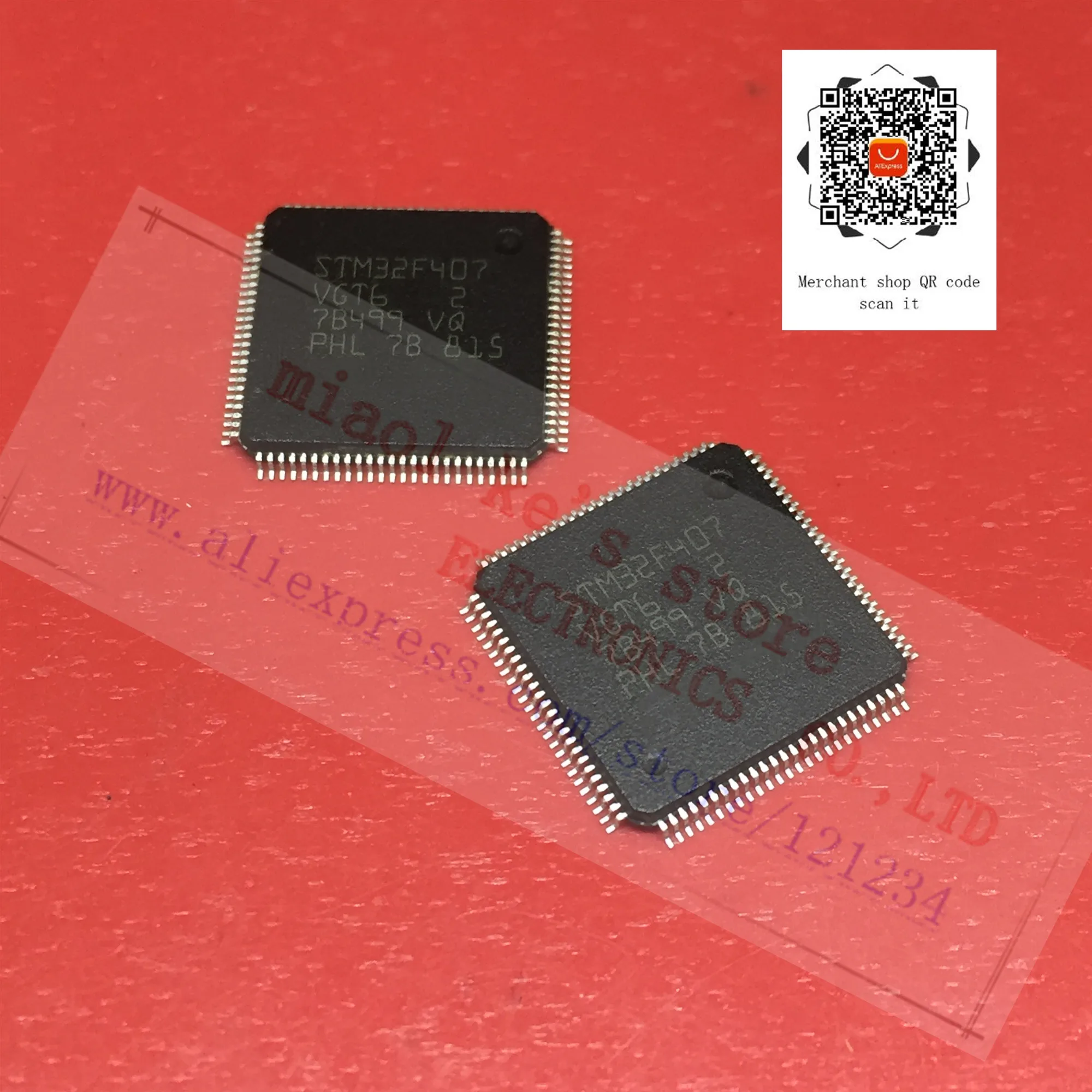 100% Новый оригинальный STM32F407VGT6 STM32F407 IC MCU 32BIT 1MB FLASH 100LQFP|Транзисторы| |