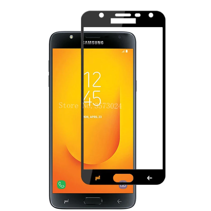 3D закаленное стекло для Samsung Galaxy J7 Duo Полное покрытие экрана Взрывозащищенная