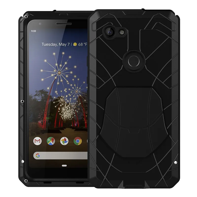 Для Google Pixel 3A 3A XL чехол жесткий алюминиевый металлический Закаленное стекло Защитная крышка для Google Pixel 4 4XL защитный чехол