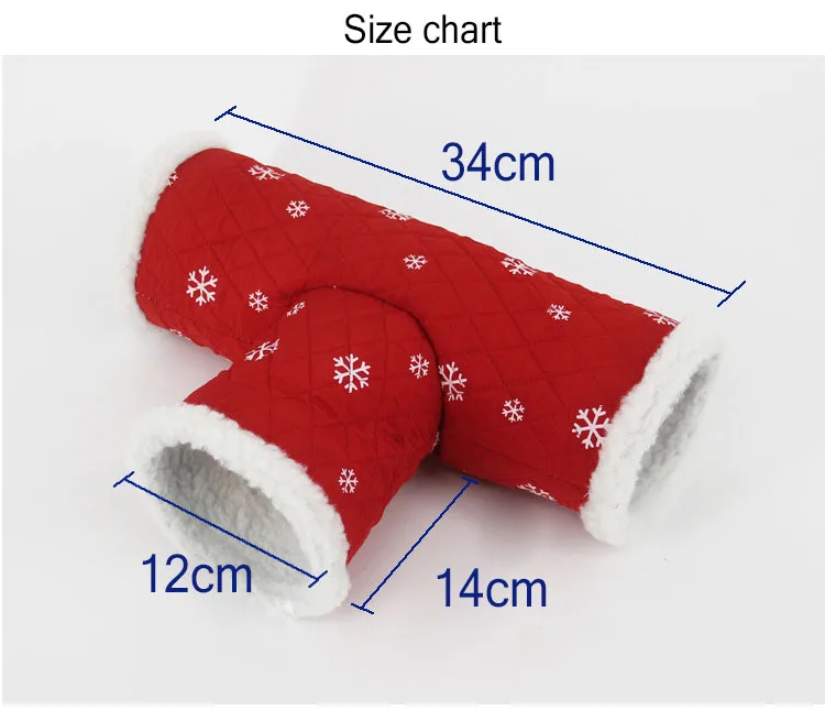 Симпатичный Хомяк туннель игрушка теплый флис маленькое животное кролик