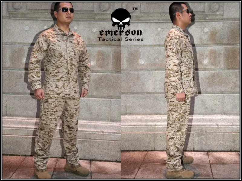 EMERSON MCCUU боевая униформа дикая уличная пустыня цифровые костюмы EM6877 Бесплатная