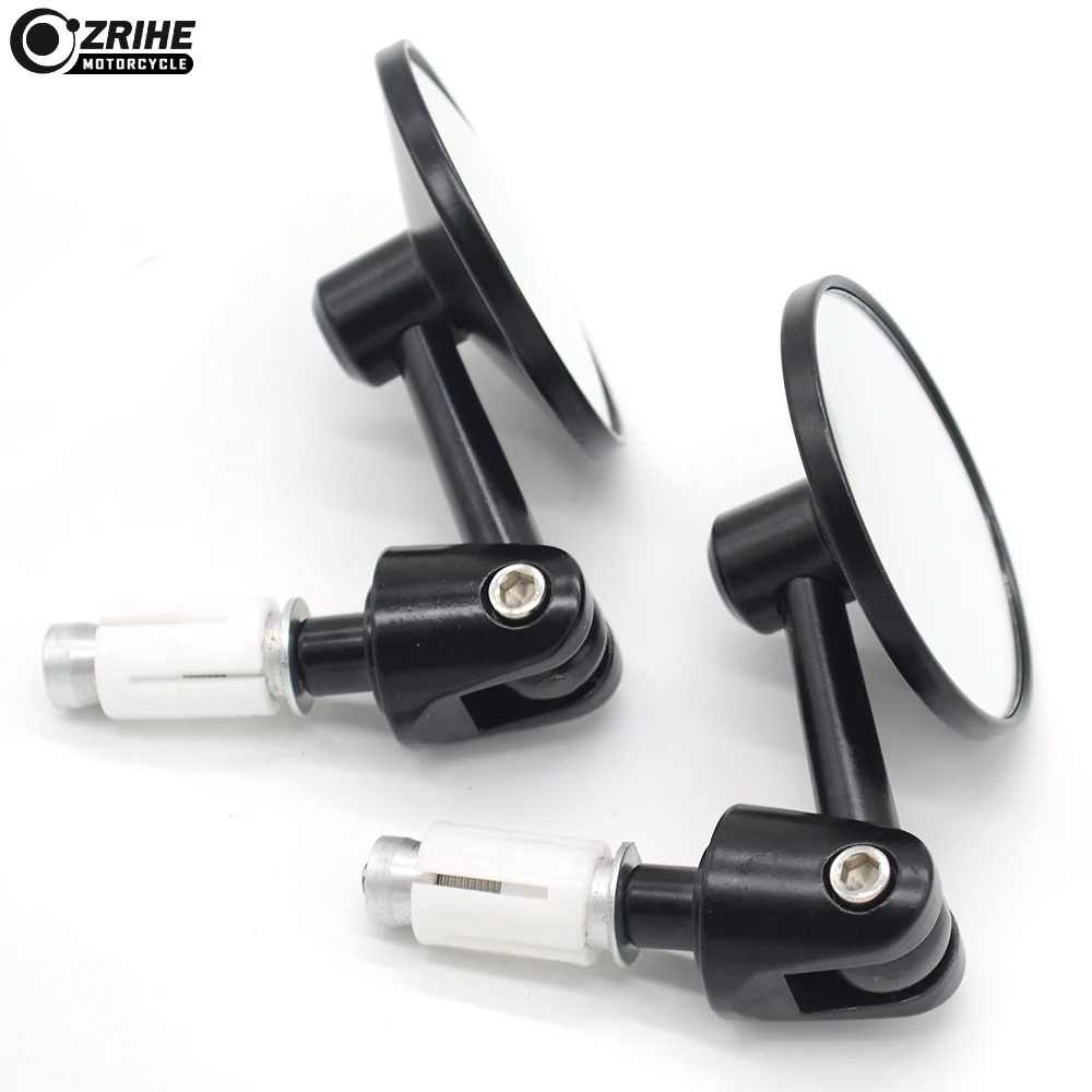 22 мм 7/8 &quotмотоцикл Складная Ручка Бар Конец Зеркала кафе гонщик для KAWASAKI Ninja ZX7R ZX9R