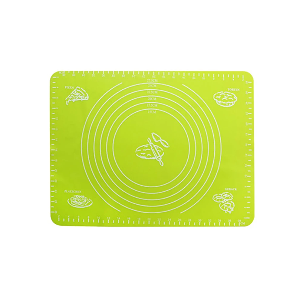 

Kitchen Kneading Mat Silicone Rolling Dough Mat Fondant Pastry Non-stick Pad Baking Sheet