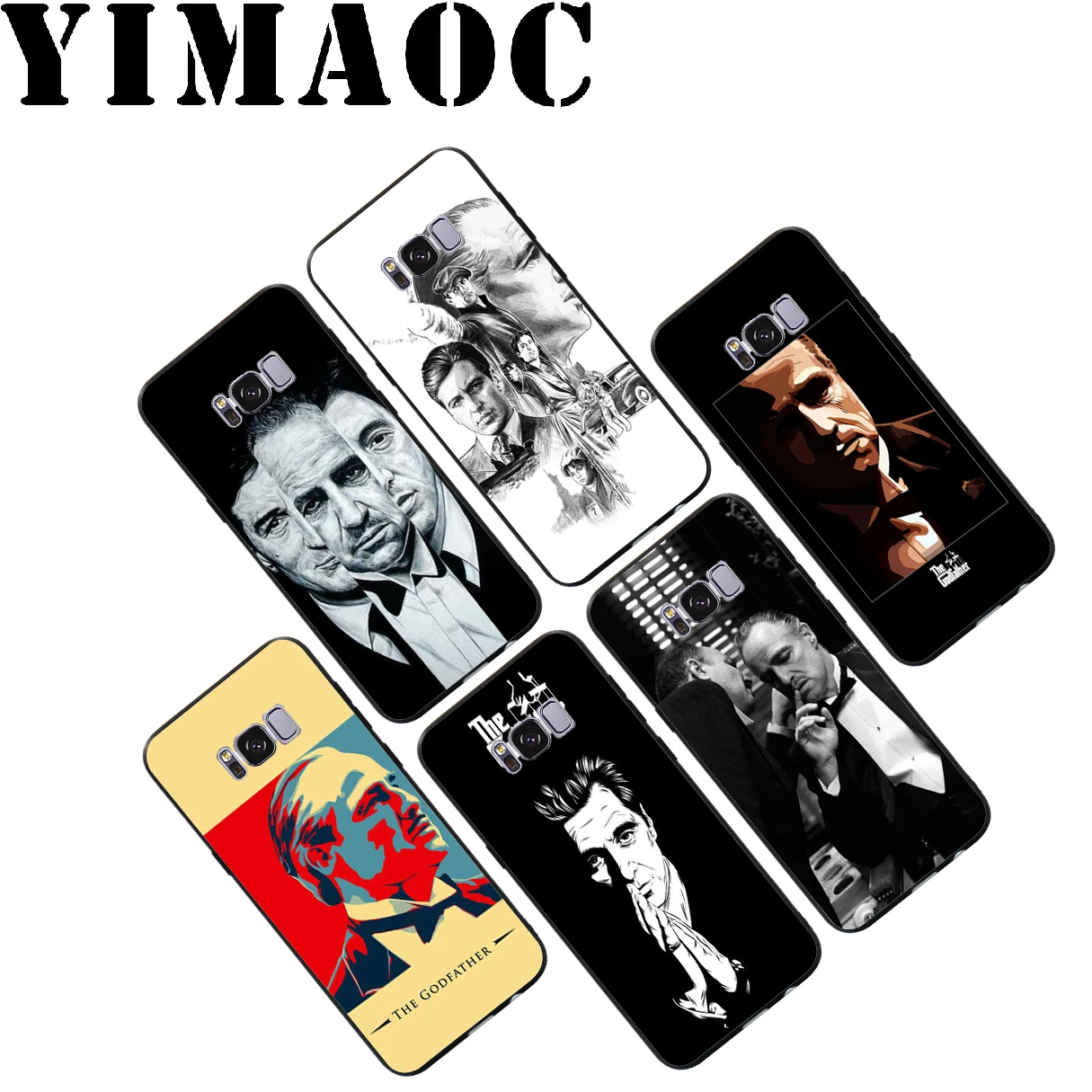 Мягкий чехол YIMAOC The Godfather для Samsung Galaxy S10 S10e S9 S8 A6 Plus S7 S6 Edge A7 A5 A3 J6 Note 9 8 |