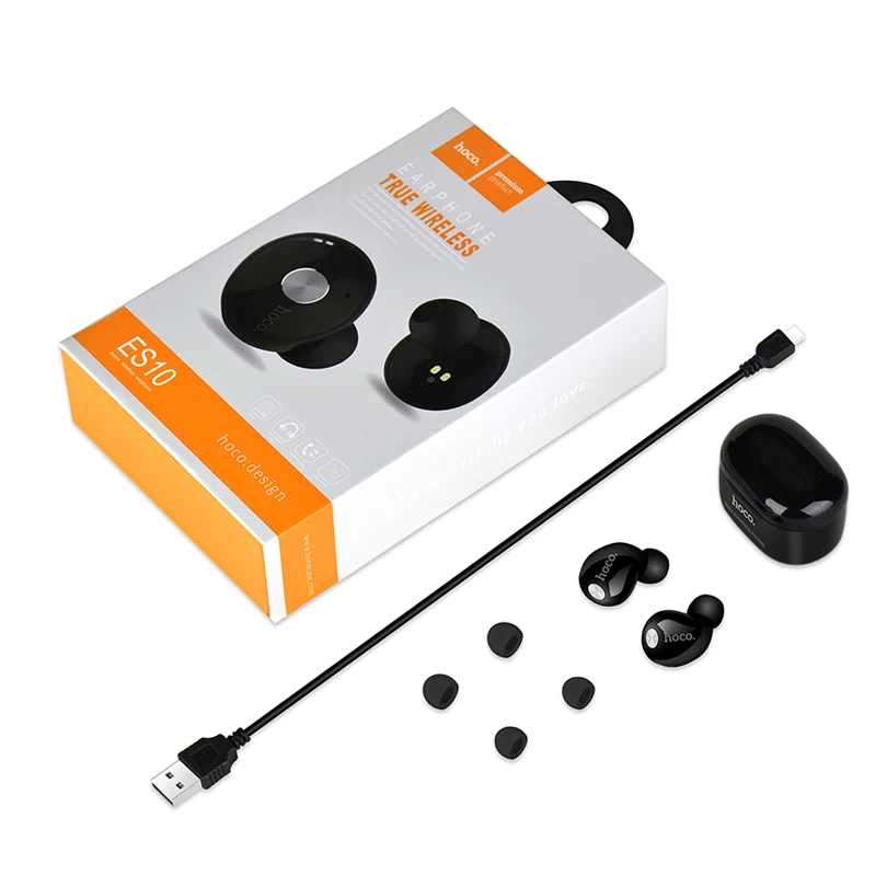 Беспроводные наушники HOCO Twins True Bluetooth 4 2 с микрофоном стерео HIFI Звук мини