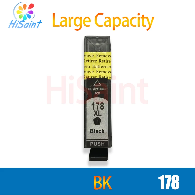 Hisaint 1 шт. совместимый чернильный картридж для HP 178XL с чипом phosmart 5520 5515 5521 6510 6520 6521