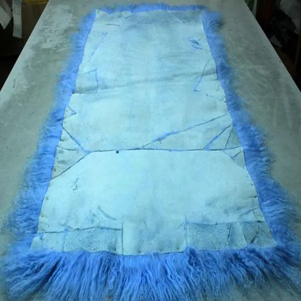 Элис меховая одежда используется под заказ цветное Вьющееся одеяло из