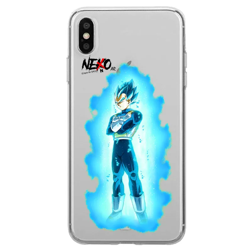 TPU Черный мягкий силиконовый чехол Dragon Ball Son Goku для iPhone 11 11Pro XS Max XR X 8 7 6 6S Plus 5 5S SE 8PIUS Coque Capa Shell - Цвет: TPU