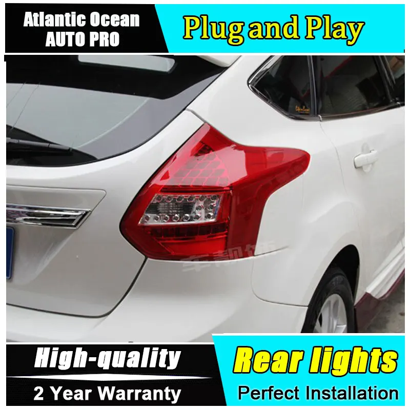 Светодиодный ные задние фонари для хэтчбека Ford Focus 2012 2014 светодиодный