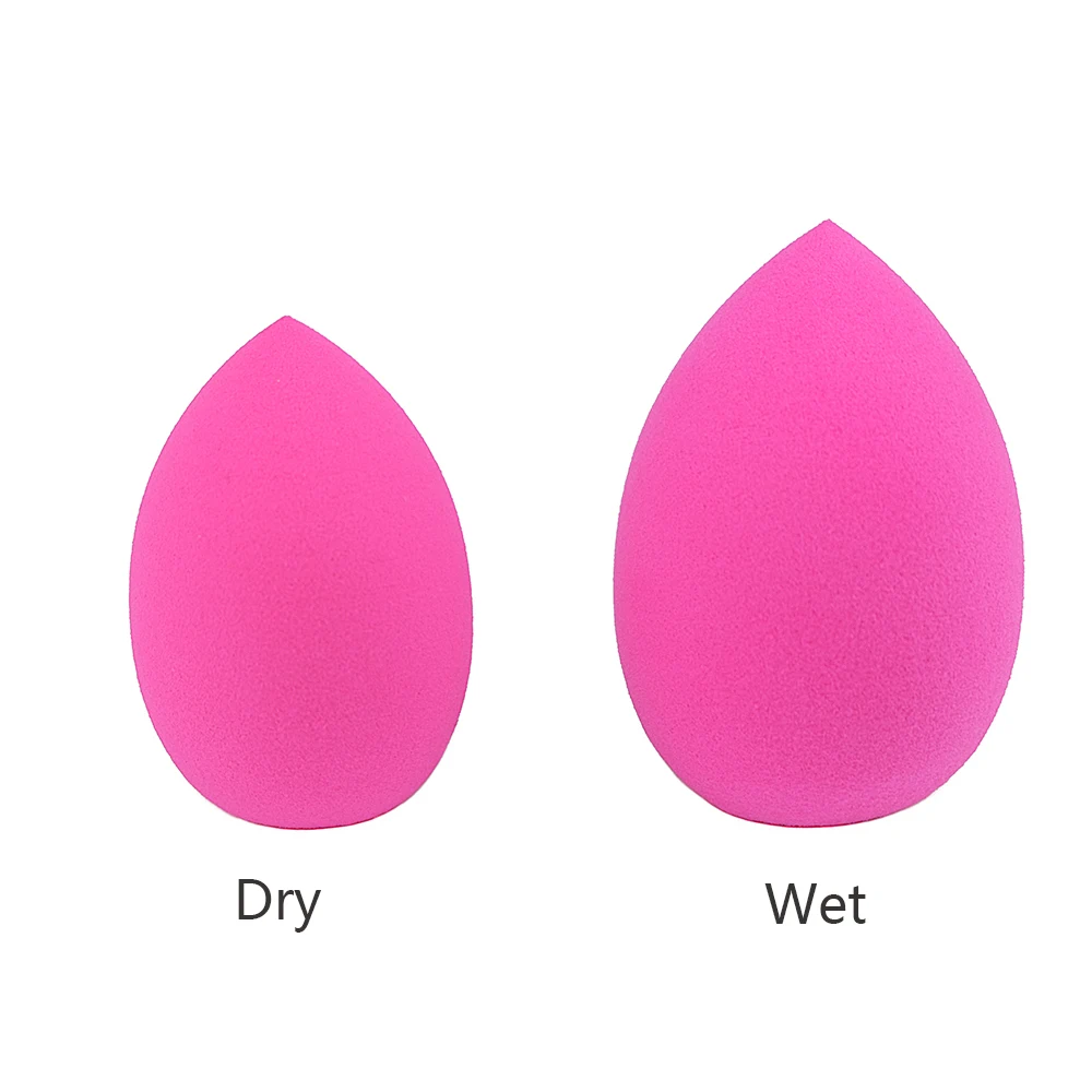 1 шт. не-латексная губка для макияжа блендер пудра основы косметическая гладкая