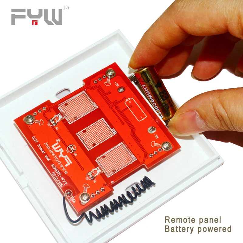 Роскошный настенный выключатель из хрустального стекла сенсорный переключатель