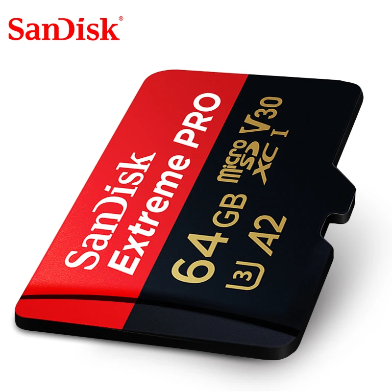SanDisk Extreme Pro TF 64 ГБ 128 microSDXC UHS I карта памяти micro SD 32 Гб microSDHC 170 МБ/с. класс 10 U3 с