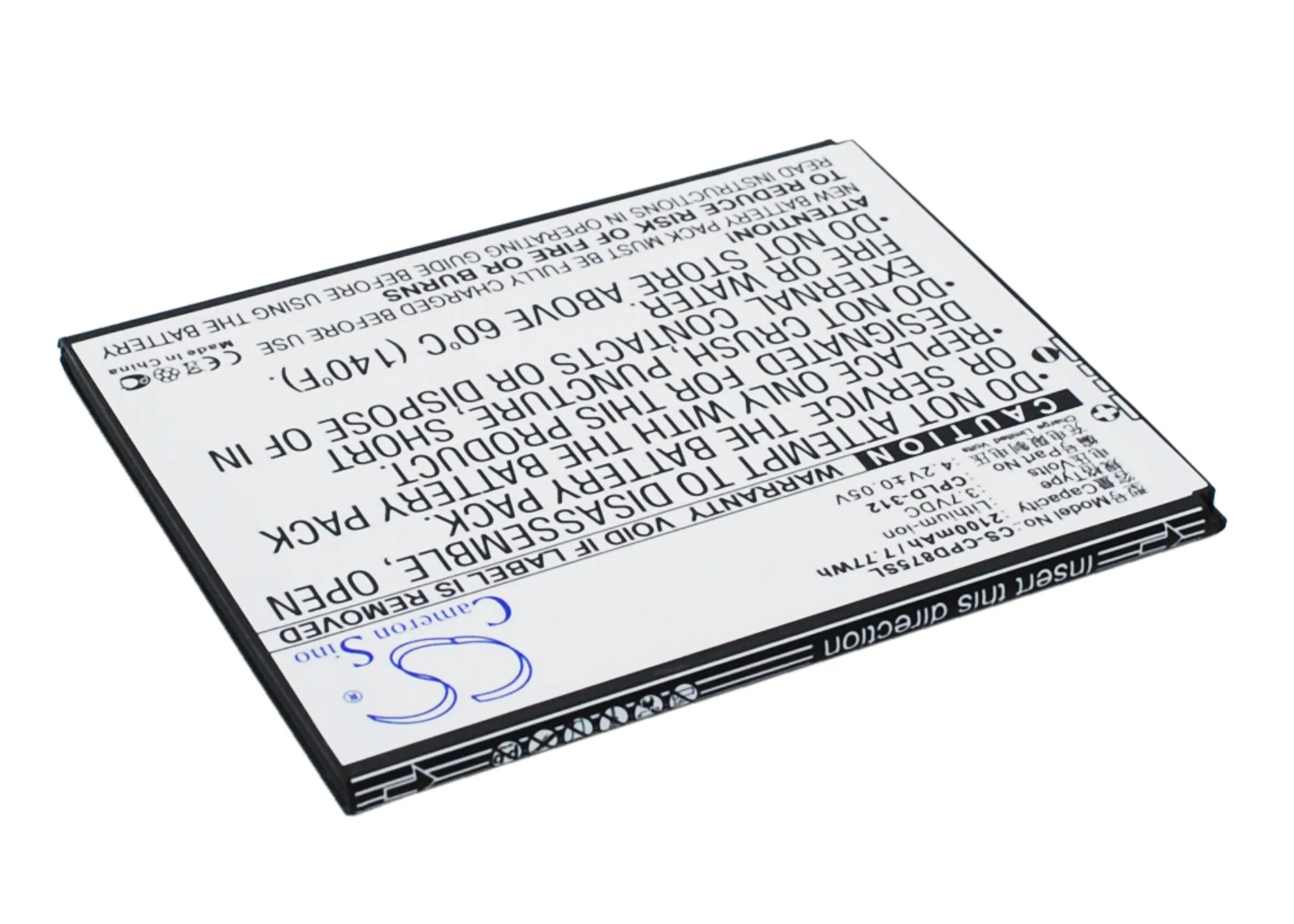 CPLD 312 батареи Cameron Sino 2100mAh Для Coolpad 5891Q 5910 5950 5951 7296 7298Q 7320 8675 8730L 8750 F2 для Micromax