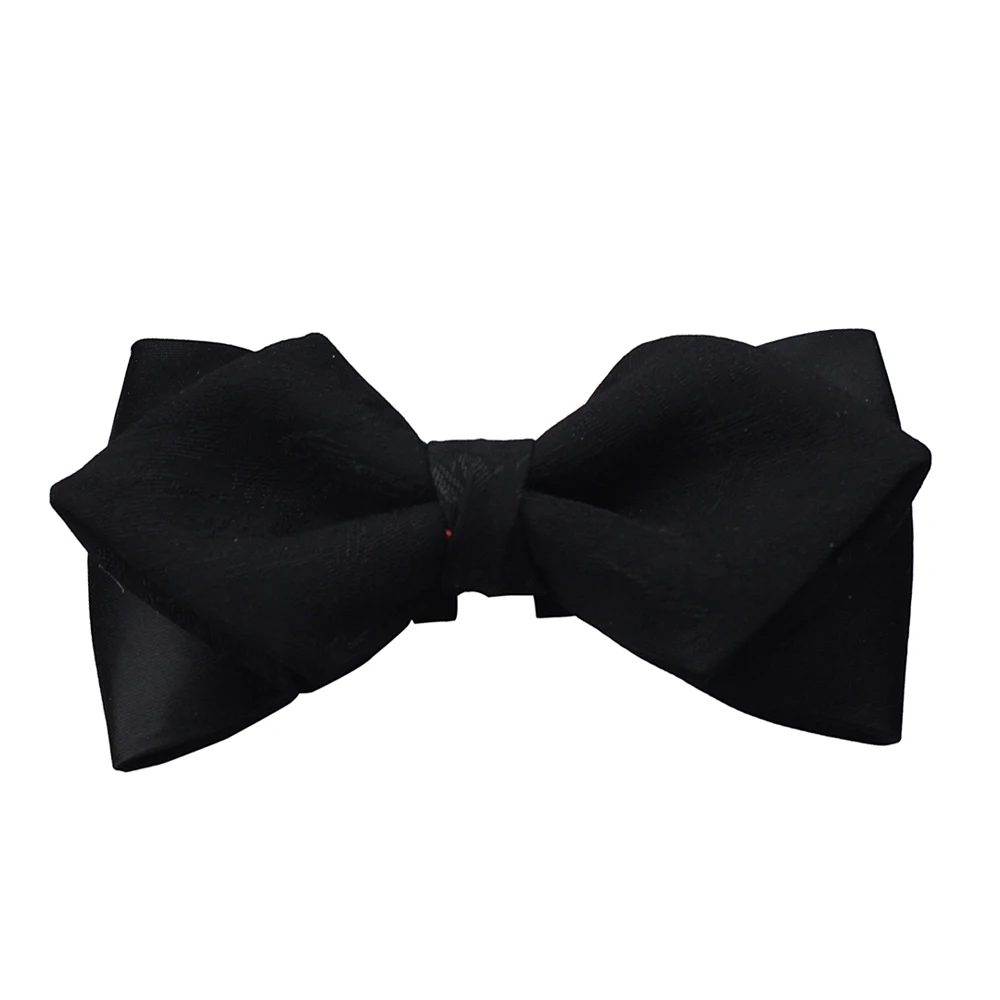 Для мужчин Необычные эксклюзивный острым галстук-бабочка ручной работы двойной