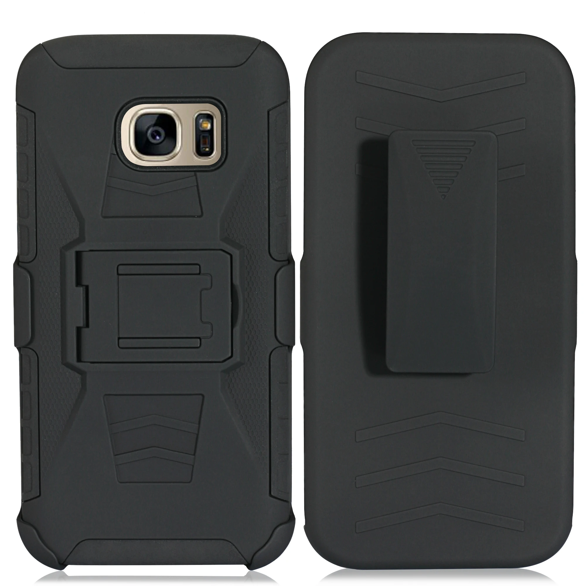 

Противоударный чехол-кобура для Samsung Galaxy S7 Edge, чехол для Samsung S7 Edge, чехол + кобура с зажимом для ремня