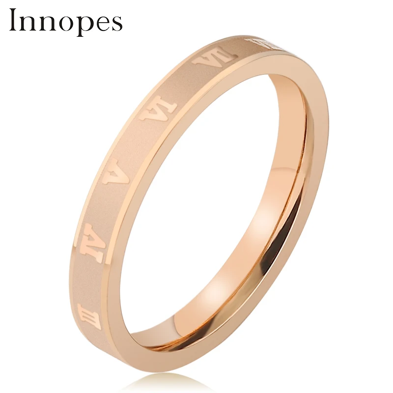 Женское кольцо из нержавеющей стали с римскими цифрами | Украшения и аксессуары