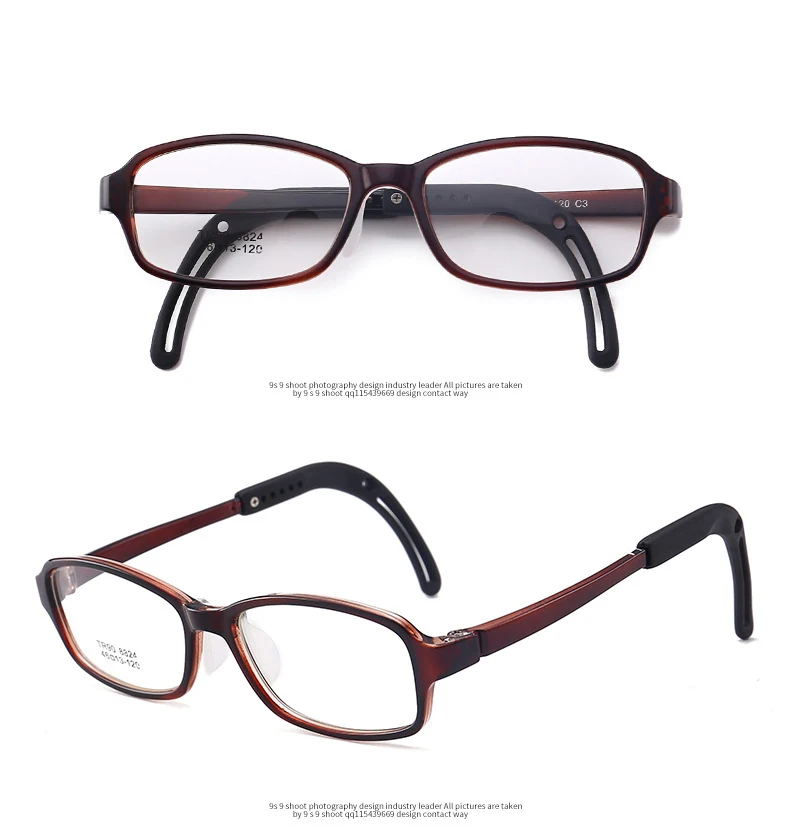Дети глаз TR90 очки дети квадратная оптическая оправа дети милый ребенок студент безопасные здоровые нетоксичные очки рамки