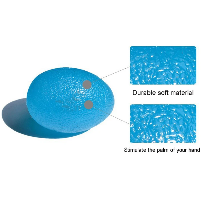 Фитнес ручной зажимной эспандер силиконовый яйцо рукоятка массаж мощность мяч