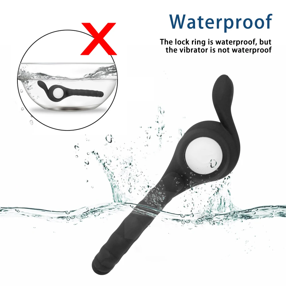 Кролик вибратор увеличитель Вибрирующая эрекция кольцо для пениса Задержка