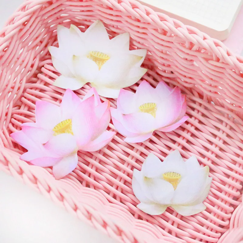 Kawaii серия цветов и листьев Стикеры для заметок Романтический Лотос сообщения