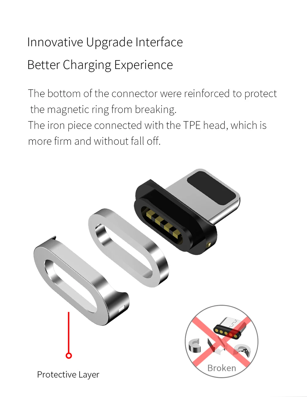 Магнитный зарядный кабель WSKEN X2 для iPhone, зарядное устройство, кабель Micro USB, кабель usb type C 3A, магнитный кабель для samsung type C, кабель USB C