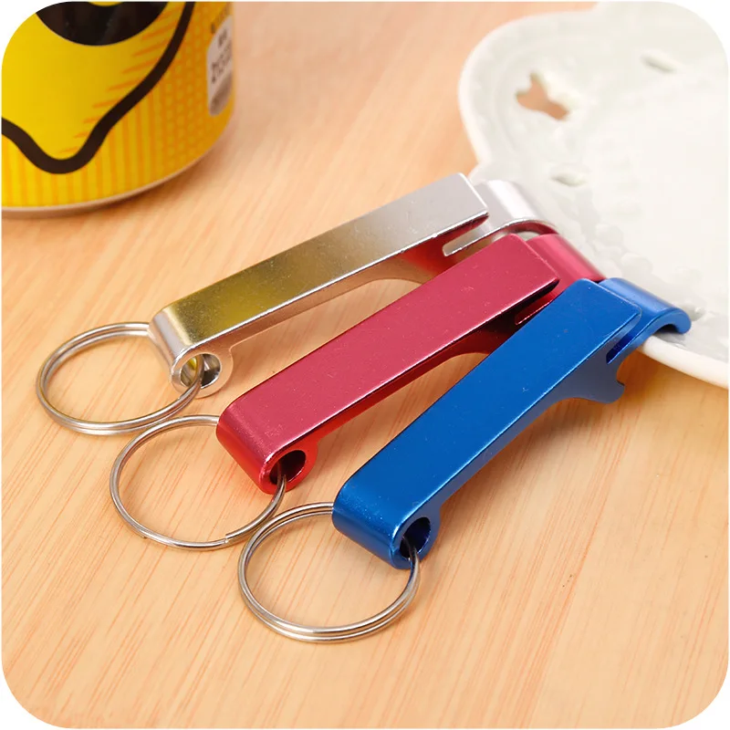 1pc Lovely Bottle Opener Aluminum Wine Bear Ring Keychain Key Chain Cooking Tool Random Color Delievery | Дом и сад