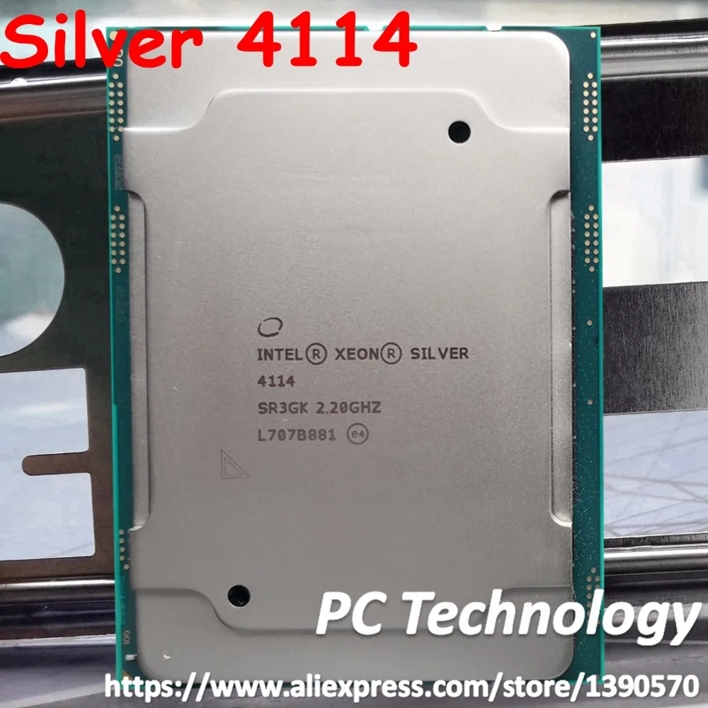 Оригинальный процессор Intel Xeon Silver 4114 SR3GK Silver4114 13 75 M кэш 2 20 ГГц 10 ядер 85 Вт LGA3647