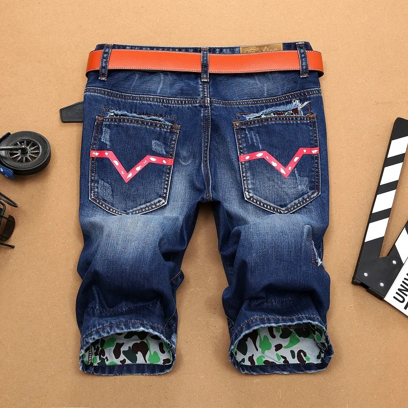 Эксклюзивные Высококачественные брендовые весенне летние мужские джинсы модные