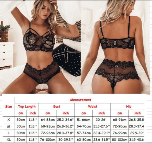 Сексуальное летнее каваи белье кружевной бюстгальтер + стринги | Женская одежда