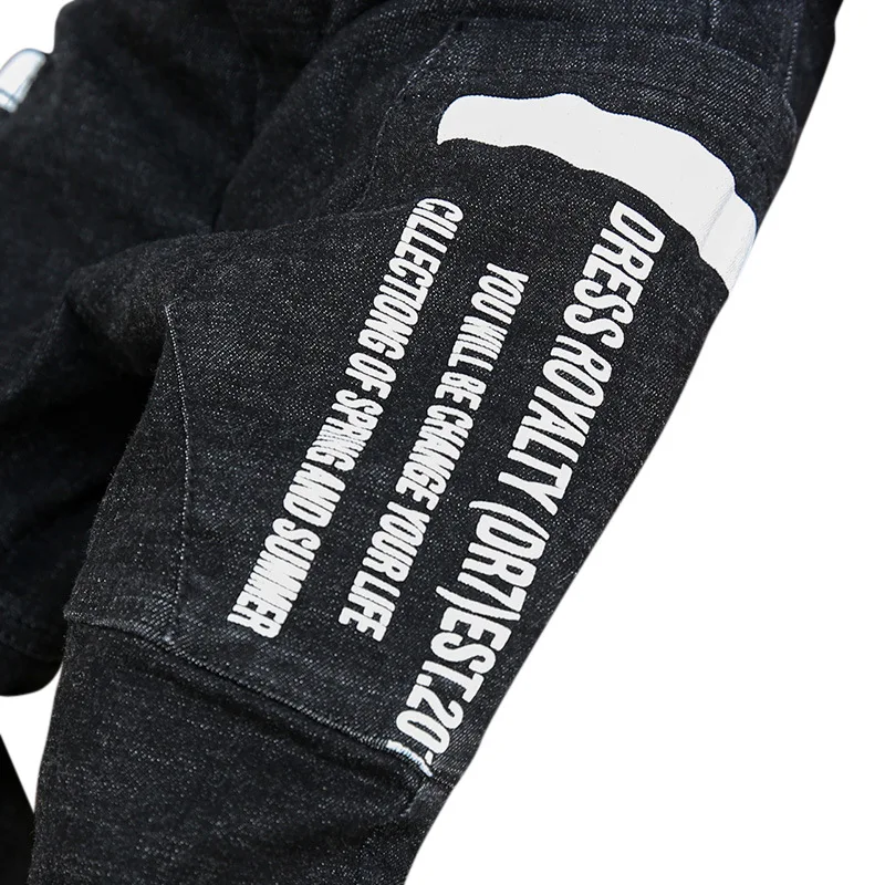 

Suitable for: 5-14 years old Boy Casual Trousers Boys Small feet Jeans Kids Baby Children Fashion Denim Long Pants Elastic Waist