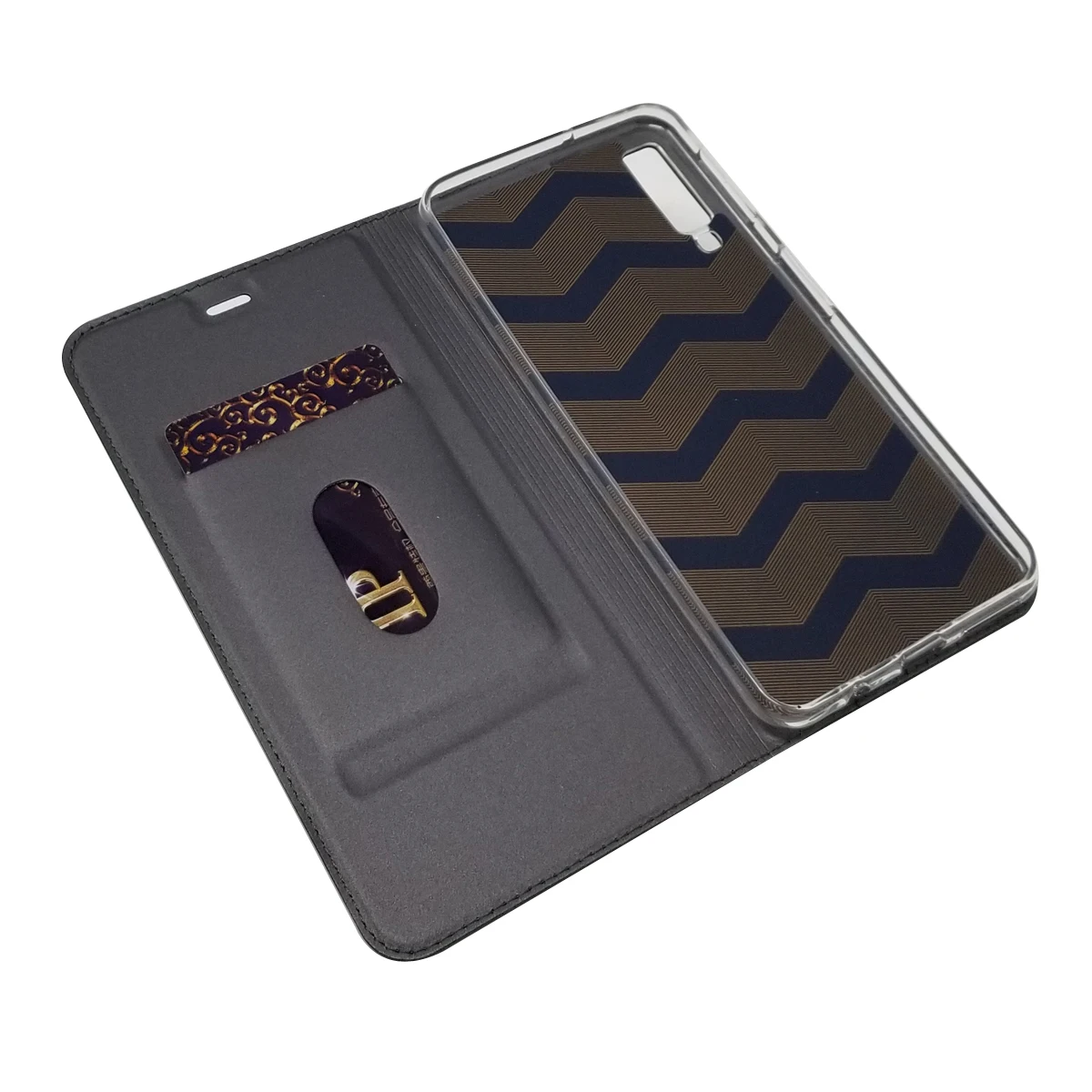 Book Case sFor Samsung Galaxy A7 2018 Luxury Flip Leather Wallet Phone for A750 6.0&quot Soft TPU Cover Hoesjes | Мобильные телефоны