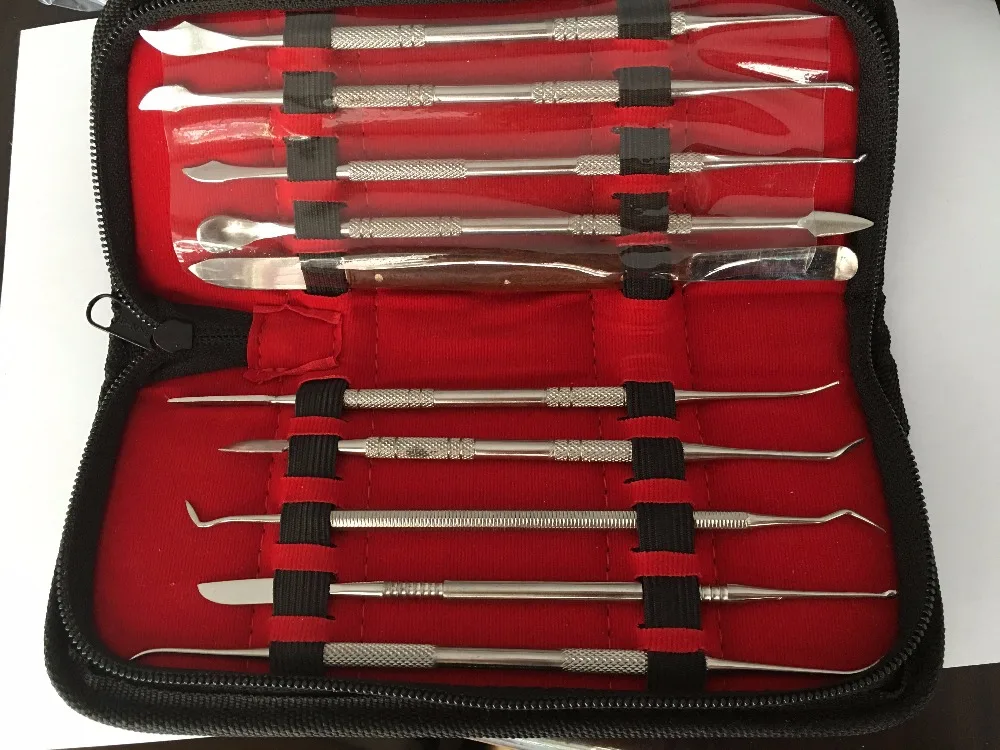 10 шт. инструменты из нержавеющей стали для резьбы|wax sculpture|wax carving knifecarving wax |