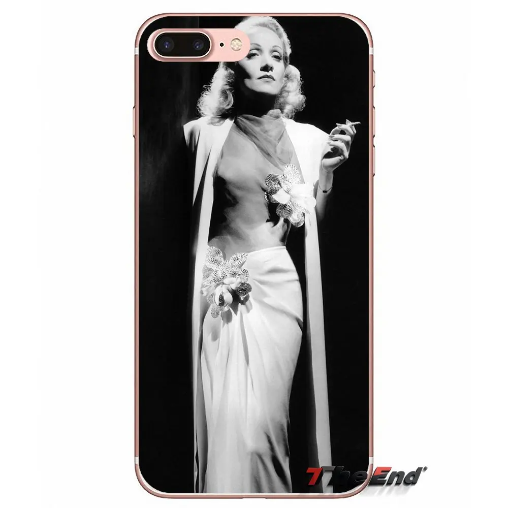 Marlene Dietrich The Blue Angel Soft Case For iPhone X 4 4S 5 5S 5C SE 6 6S 7 8 Plus Samsung Galaxy J1 J3 J5 J7 A3 A5 2016 2017 | Мобильные