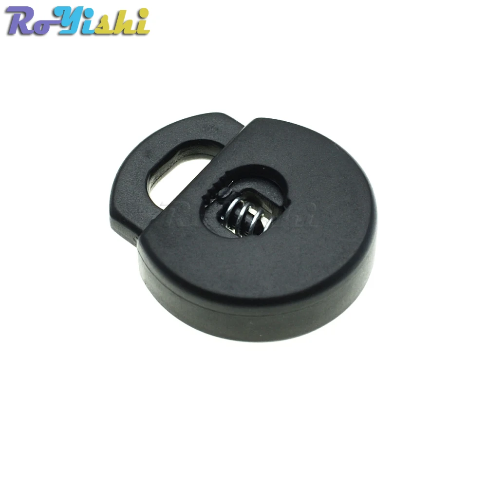 Пластиковый шнур с зажимом черный зажим для аксессуаров одежды|plastic cord lock|cord lockcord