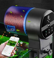 sunsun wifi smart programmable aquarium automatic fish feeder auto fish food dispenser for fish tank electronic timer feeder