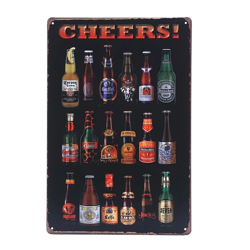 Beers of the world винтажная жестяная вывеска бар Домашний Декор стены Ретро металлический художественный плакат - Цвет: 4