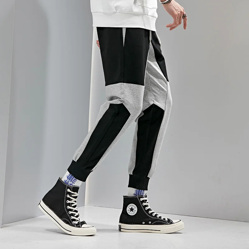 SingleRoad Joggers мужские осенние весенние повседневные штаны для бега высококачественные мужские брюки в стиле хип-хоп спортивные штаны эластичные уличные