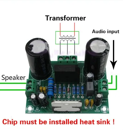 Плата TDA7293 100 Вт одноканальный цифровой усилитель звука (наборы)|amplifier board|digital audio