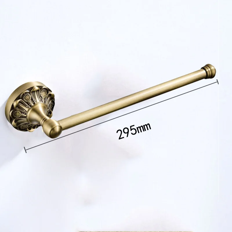 towel ring Античный Набор аксессуаров для ванной комнаты, бронзовый держатель для туалетной бумаги, держатель для ванной комнаты, мыльница, крючок для халата, держатель для туалетной бумаги, кольцо для полотенец - Цвет: towel ring