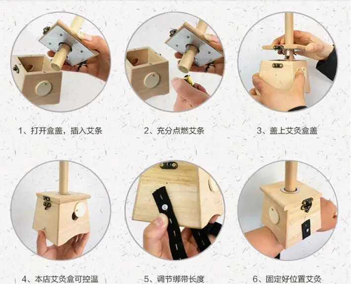 Массажер для рук ног живота деревянная коробка массажа чехол|massage device|moxa rollmassage