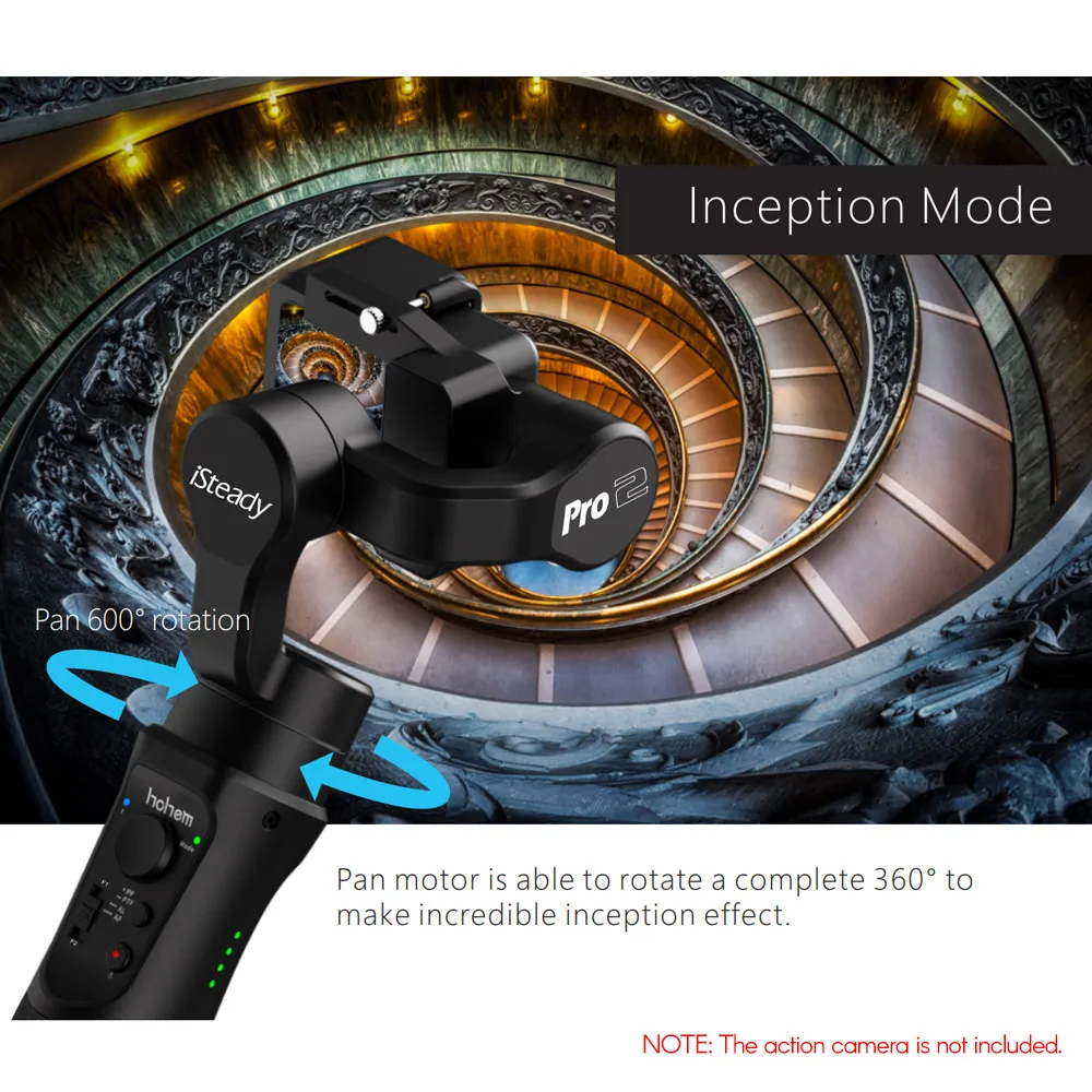 Hohem iSteady Pro 2 3-осевой портативный монопод с шарнирным замком Go Профессиональный стабилизатор для камеры DJI Osmo Экшн камера Gopro Hero 7 6 5 Yi 4K SJCAM Камера PK Feiyu G6