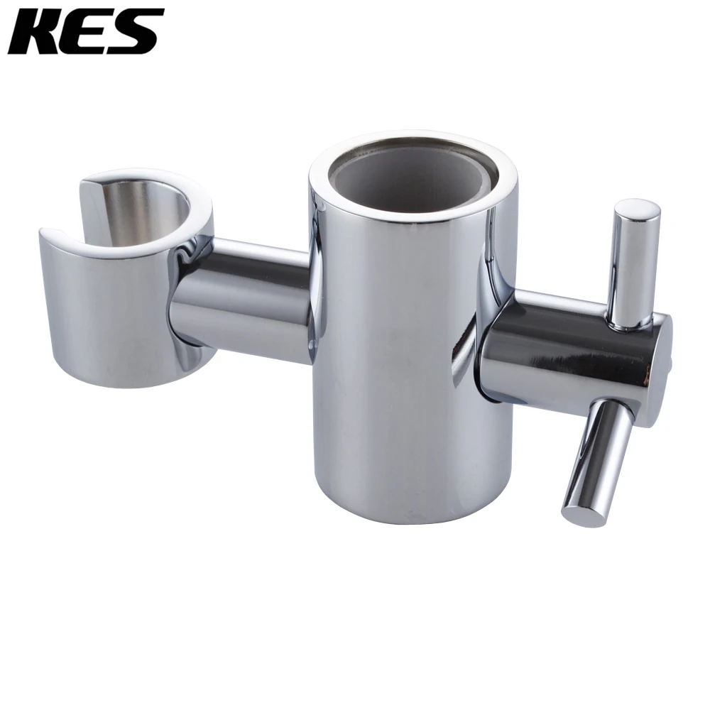 KES PB5S25 твердая латунь замена 25 мм ручной душ кронштейн для слайдера высота и угол