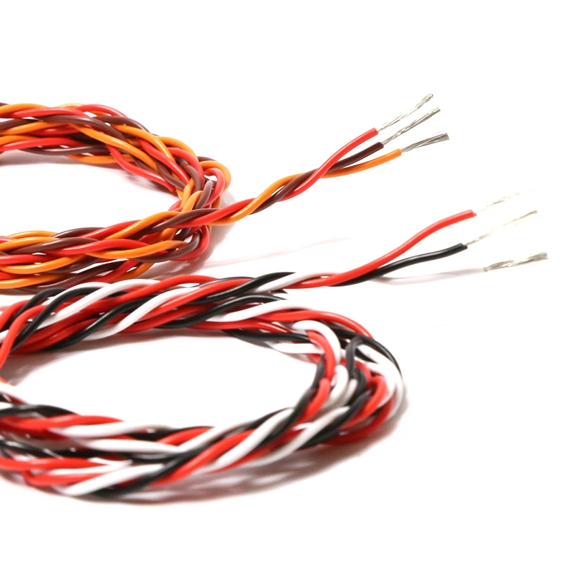 26AWG 26 # твист сервопривод удлинитель JR Futaba 5 м 10 витой провод свинец для RC
