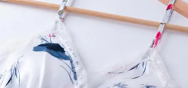 Летняя Пижама Fdfklak с принтом женская шелковая одежда для сна пикантная кружевная