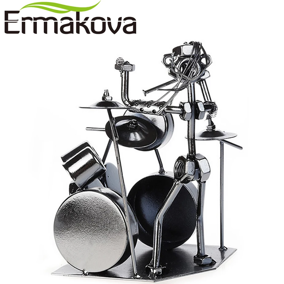 Металлический Музыкальный барабан ERMAKOVA искусственный и набор барабанов