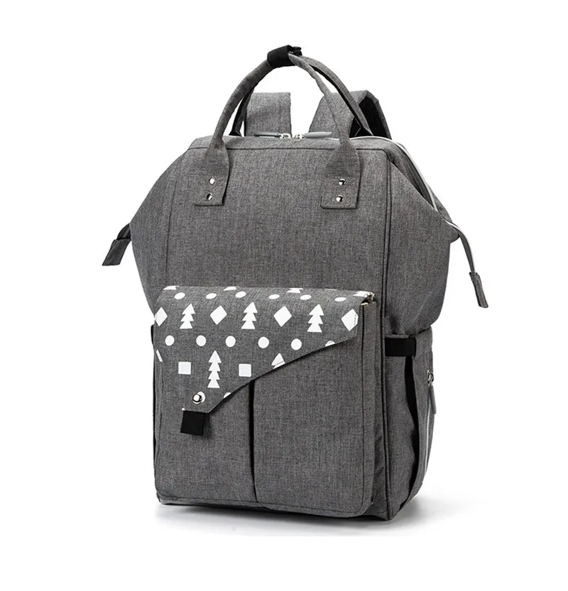 Однотонная сумка для мамы и ребенка модная многофункциональная большой объем 2019