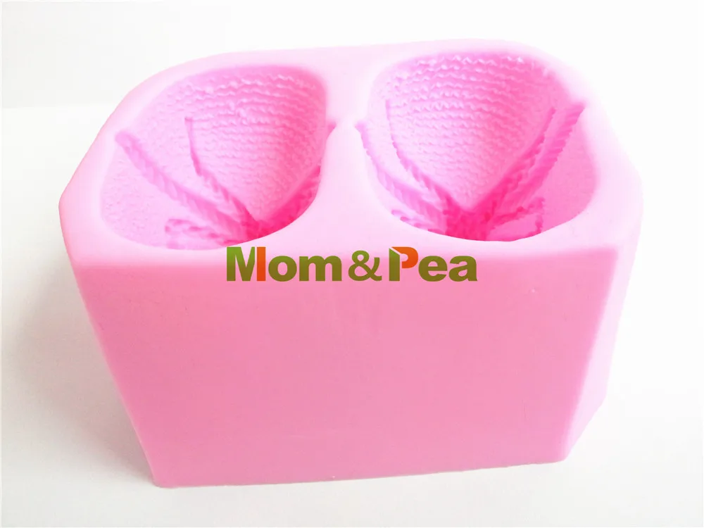 Силиконовая форма для мыла в форме бантиков Mom & Pea 0414 украшение торта 3D мастики