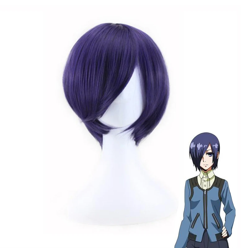 Аниме Tokyo Ghoul Touka Kirishima парик косплей костюм Toka женские короткие синтетические