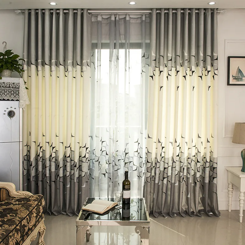Занавески для гостиной столовой спальни скандинавского стиля хлопковое белье