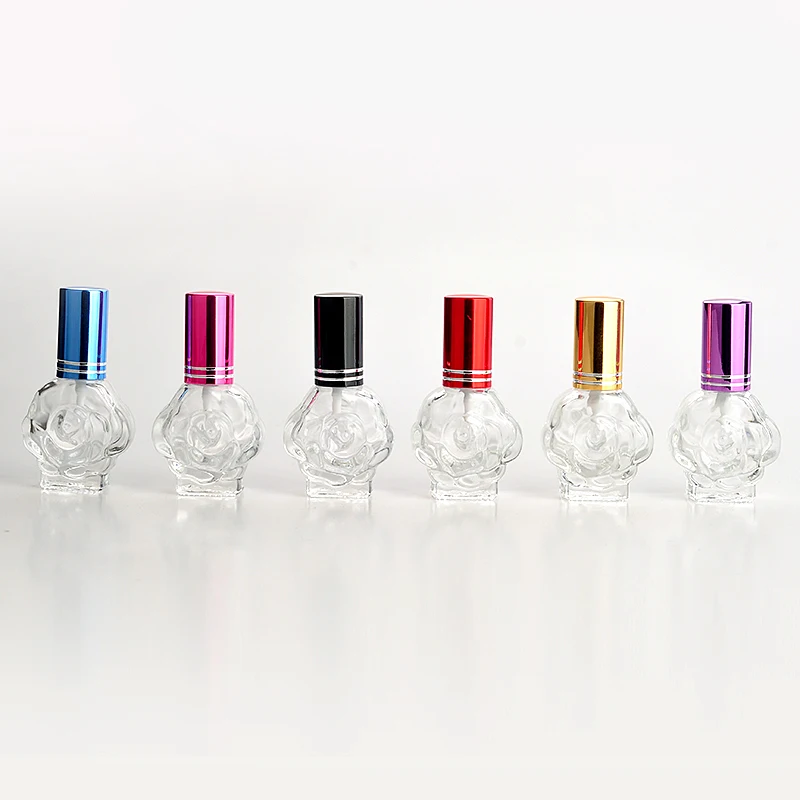 Модный стеклянный флакон для духов 10 мл с распылителем пустый чехол парфума
